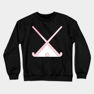 Field Hockey Pink Crewneck Sweatshirt